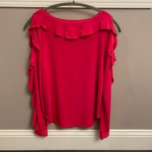 Ann Taylor cutout shoulders top xs